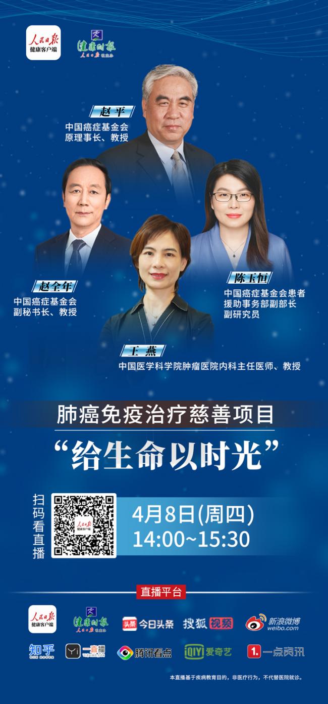 肺癌免疫治疗慈善项目“给生命以时光” -健康时报